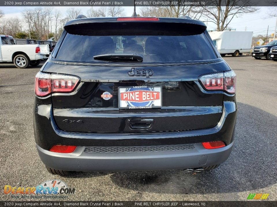 2020 Jeep Compass Altitude 4x4 Diamond Black Crystal Pearl / Black Photo #5