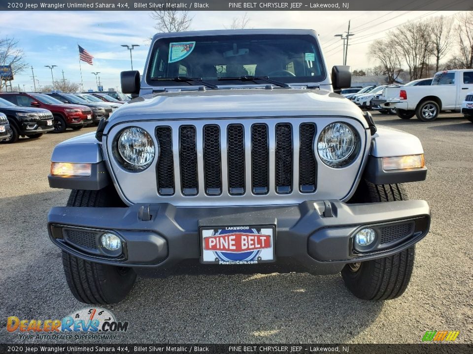 2020 Jeep Wrangler Unlimited Sahara 4x4 Billet Silver Metallic / Black Photo #2