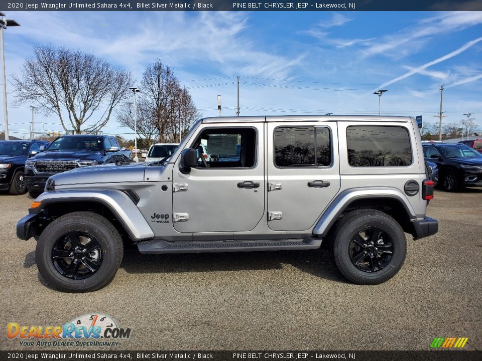 Billet Silver Metallic 2020 Jeep Wrangler Unlimited Sahara 4x4 Photo #3