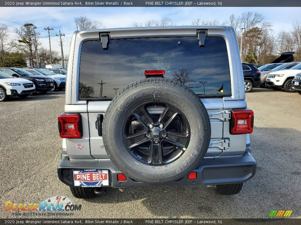 2020 Jeep Wrangler Unlimited Sahara 4x4 Billet Silver Metallic / Black Photo #5