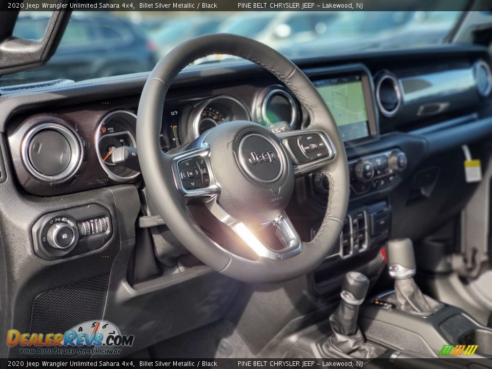 2020 Jeep Wrangler Unlimited Sahara 4x4 Billet Silver Metallic / Black Photo #7