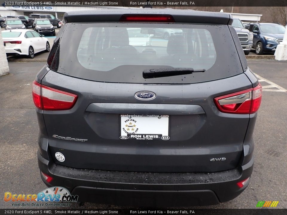 2020 Ford EcoSport S 4WD Smoke Metallic / Medium Light Stone Photo #4