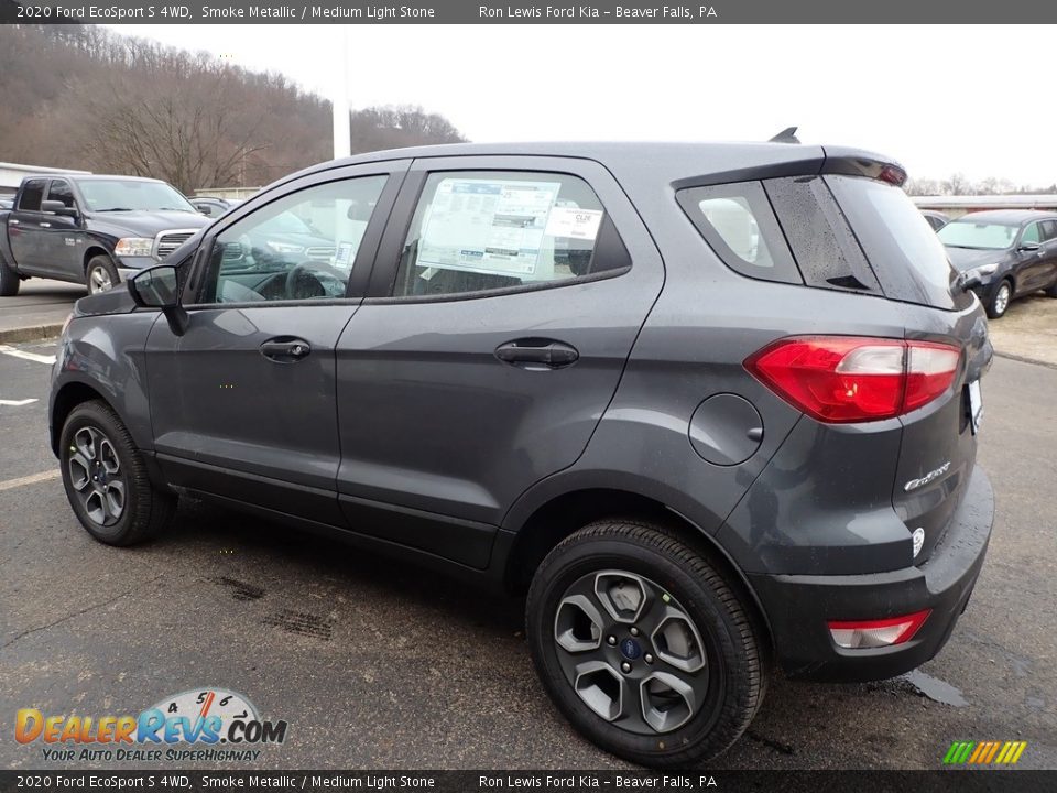2020 Ford EcoSport S 4WD Smoke Metallic / Medium Light Stone Photo #5