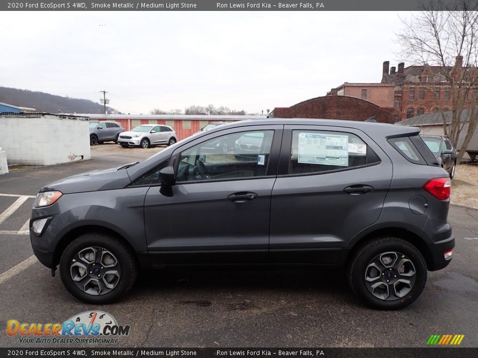 2020 Ford EcoSport S 4WD Smoke Metallic / Medium Light Stone Photo #6