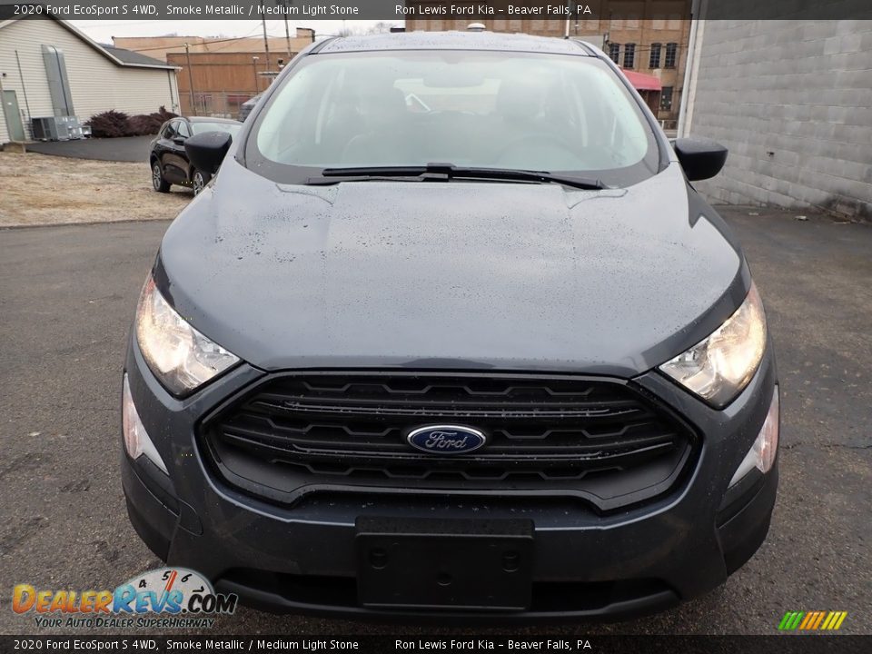 2020 Ford EcoSport S 4WD Smoke Metallic / Medium Light Stone Photo #8