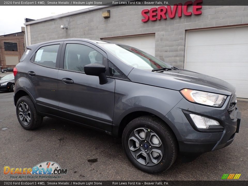 Smoke Metallic 2020 Ford EcoSport S 4WD Photo #9
