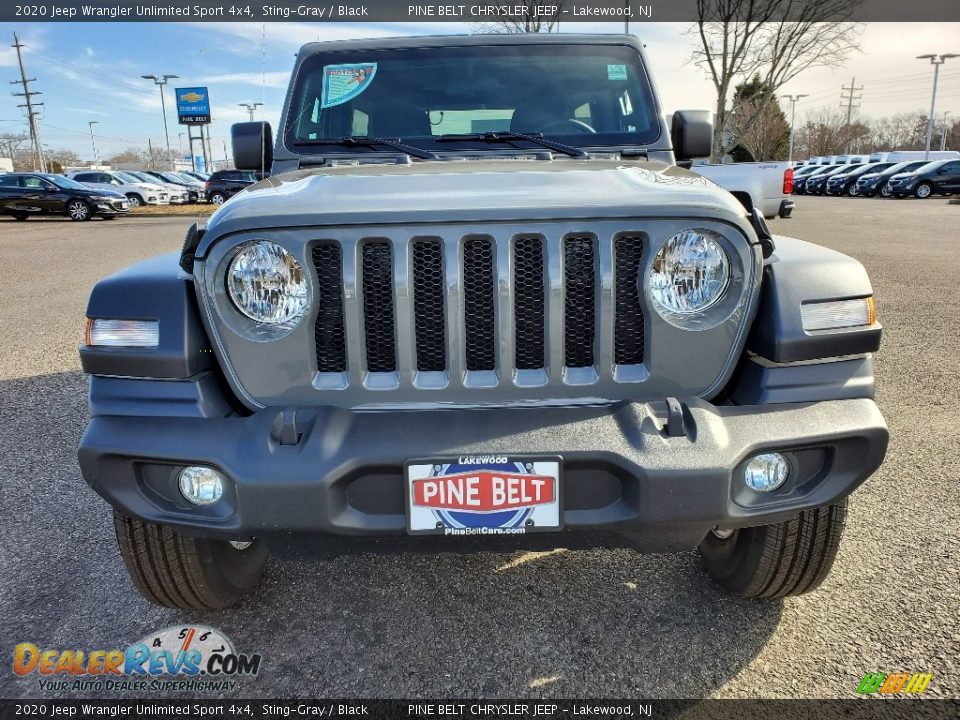 2020 Jeep Wrangler Unlimited Sport 4x4 Sting-Gray / Black Photo #2