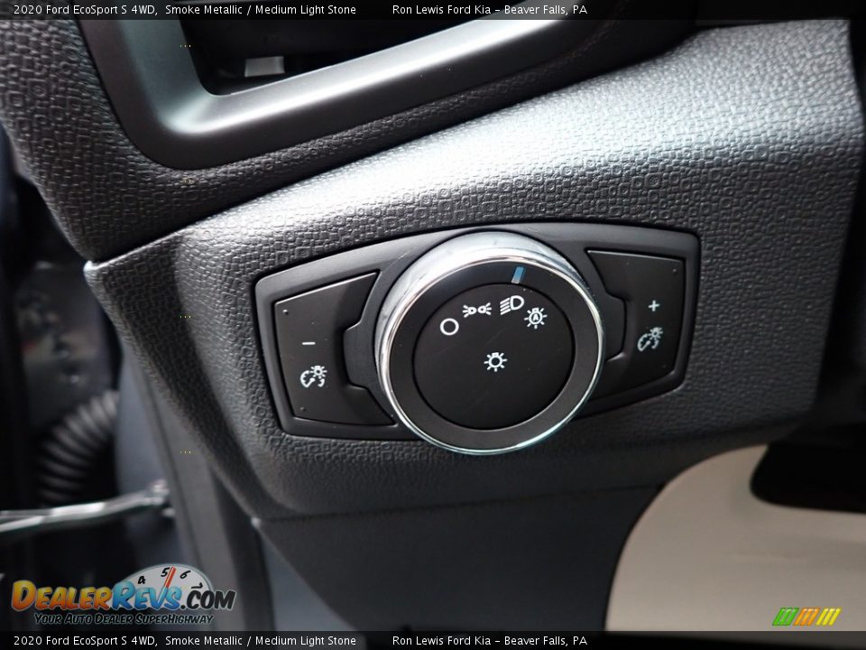 2020 Ford EcoSport S 4WD Smoke Metallic / Medium Light Stone Photo #12