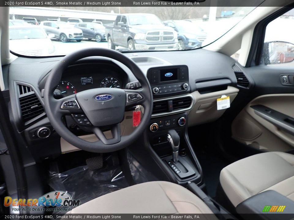 2020 Ford EcoSport S 4WD Smoke Metallic / Medium Light Stone Photo #15