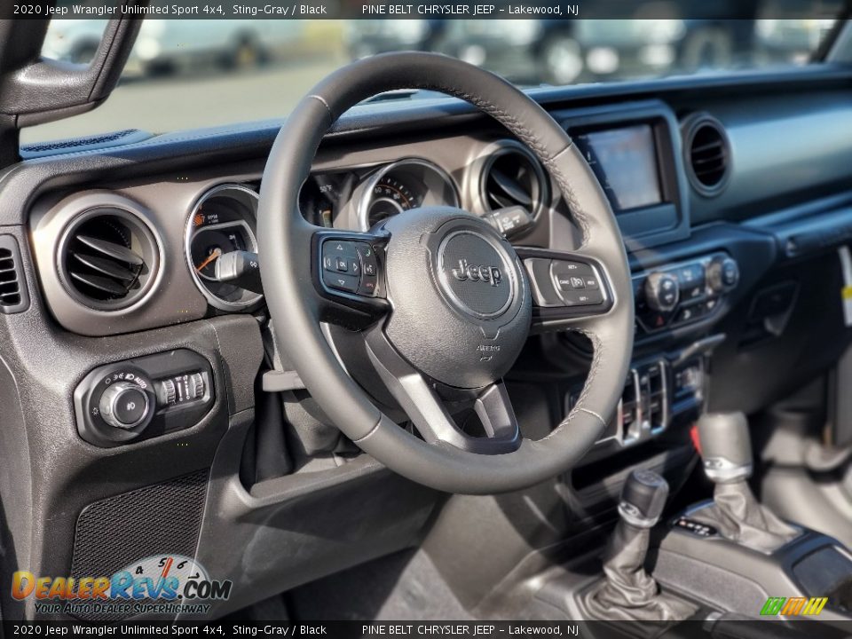 2020 Jeep Wrangler Unlimited Sport 4x4 Sting-Gray / Black Photo #7