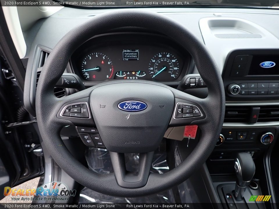 2020 Ford EcoSport S 4WD Smoke Metallic / Medium Light Stone Photo #17