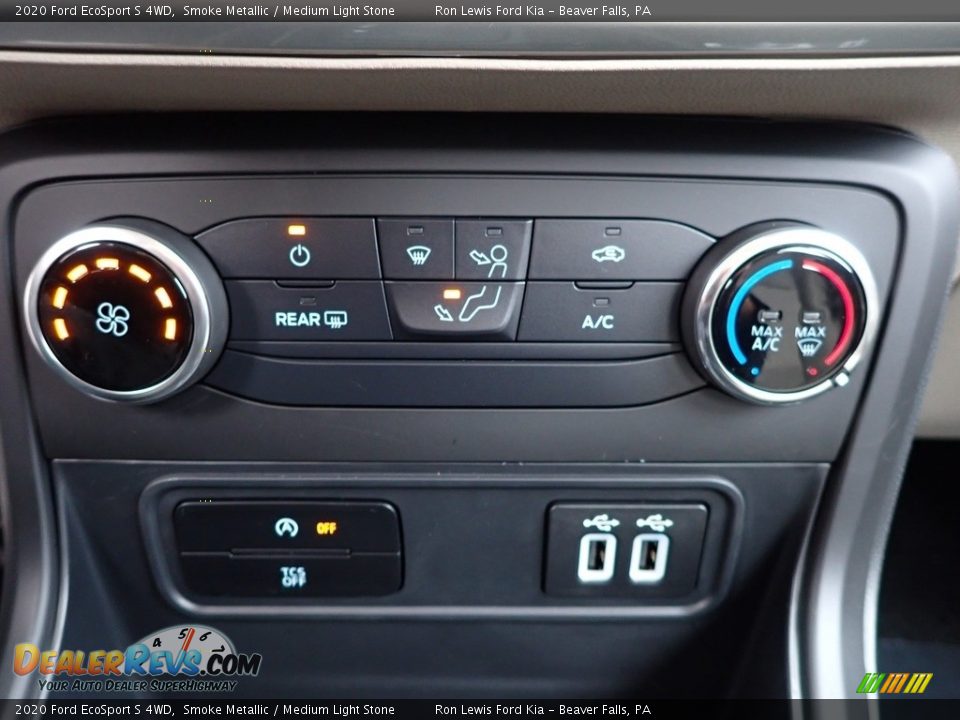 2020 Ford EcoSport S 4WD Smoke Metallic / Medium Light Stone Photo #19