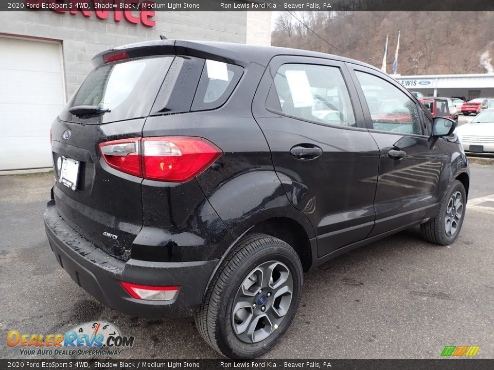 2020 Ford EcoSport S 4WD Shadow Black / Medium Light Stone Photo #2