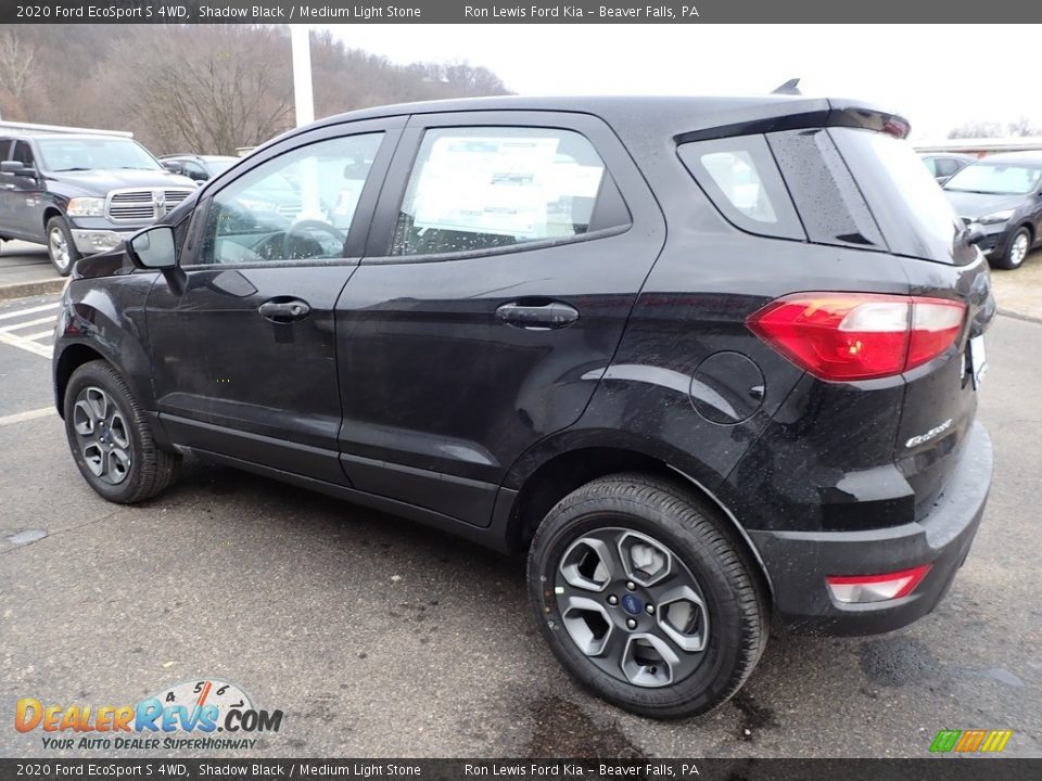 2020 Ford EcoSport S 4WD Shadow Black / Medium Light Stone Photo #5