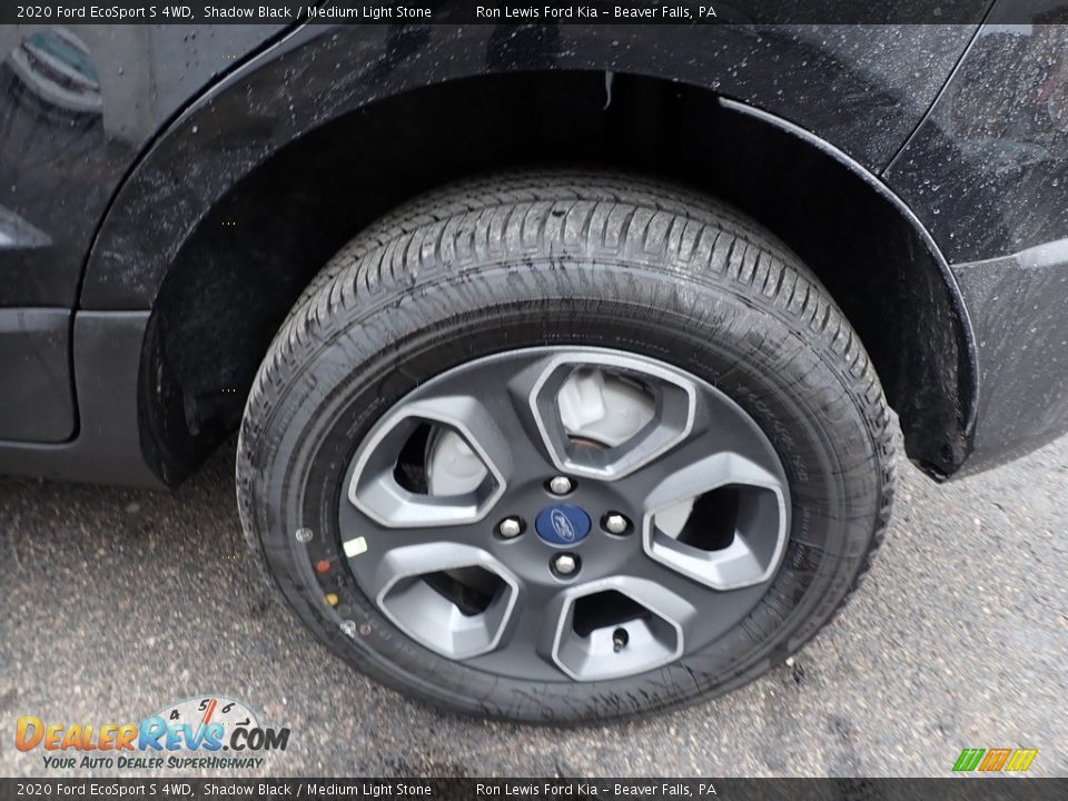2020 Ford EcoSport S 4WD Shadow Black / Medium Light Stone Photo #10