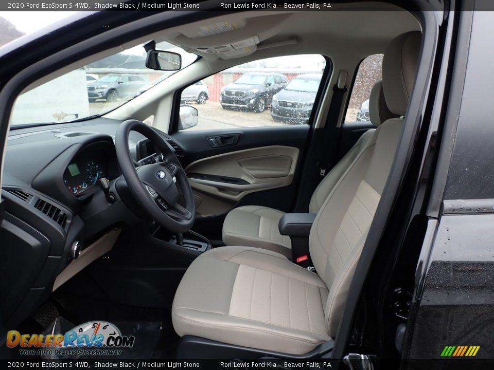 2020 Ford EcoSport S 4WD Shadow Black / Medium Light Stone Photo #13