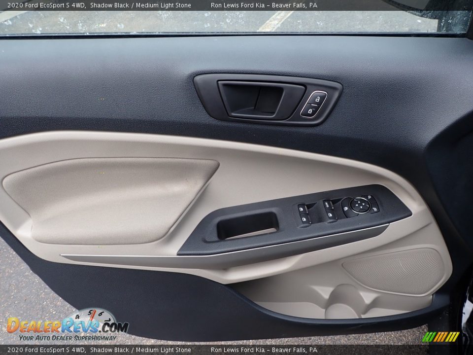 2020 Ford EcoSport S 4WD Shadow Black / Medium Light Stone Photo #16
