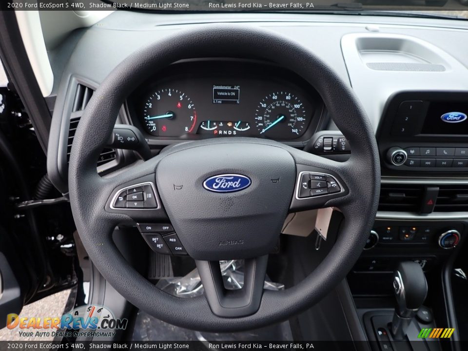 2020 Ford EcoSport S 4WD Shadow Black / Medium Light Stone Photo #17