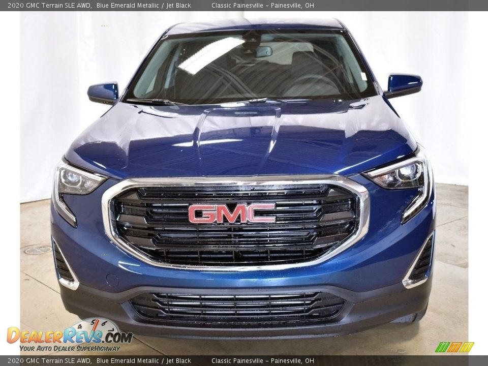 2020 GMC Terrain SLE AWD Blue Emerald Metallic / Jet Black Photo #4