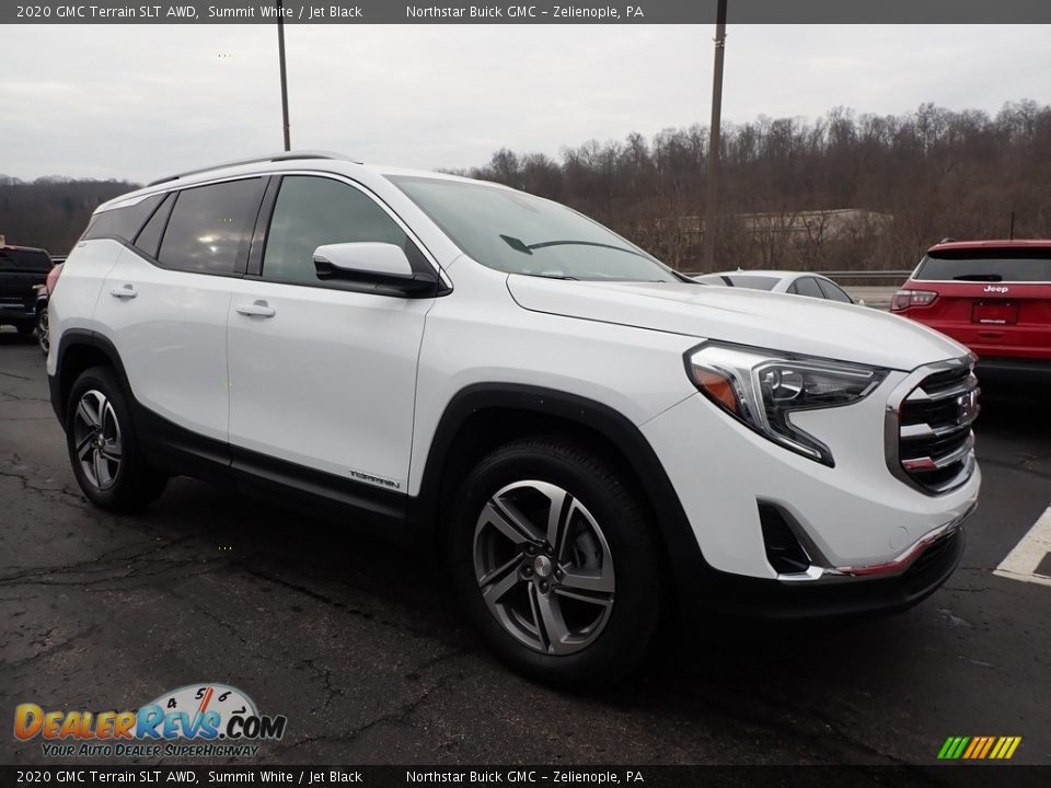 2020 GMC Terrain SLT AWD Summit White / Jet Black Photo #4
