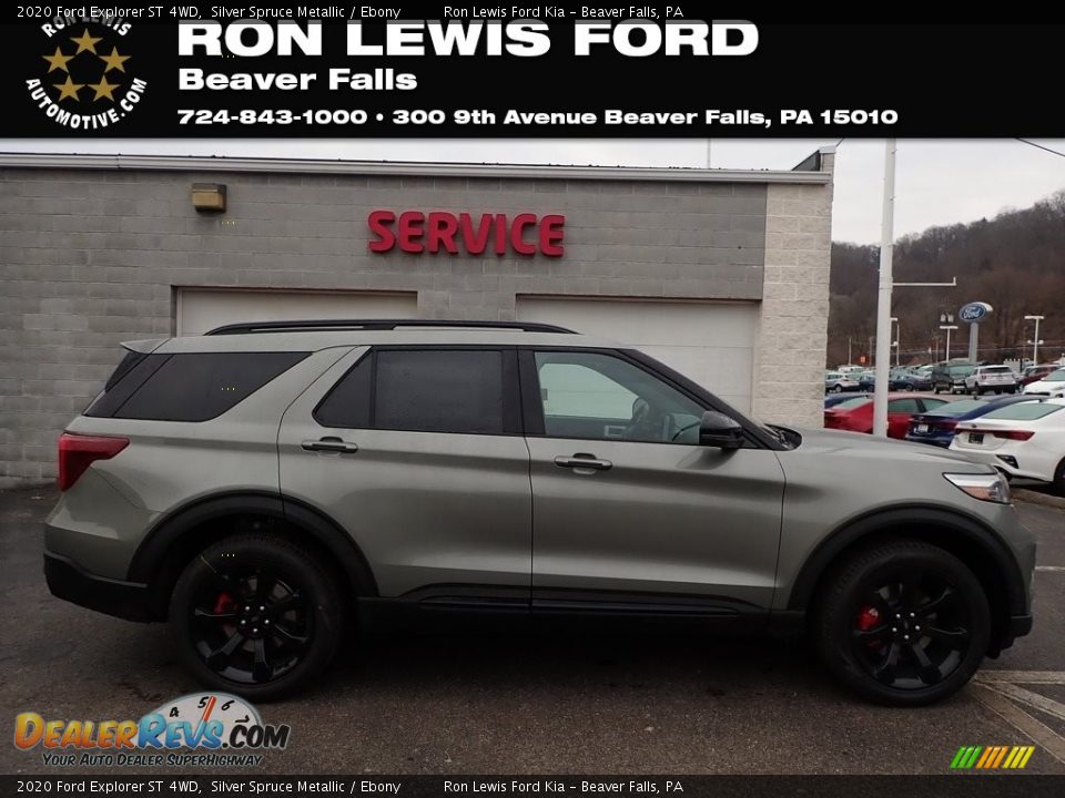 2020 Ford Explorer ST 4WD Silver Spruce Metallic / Ebony Photo #1