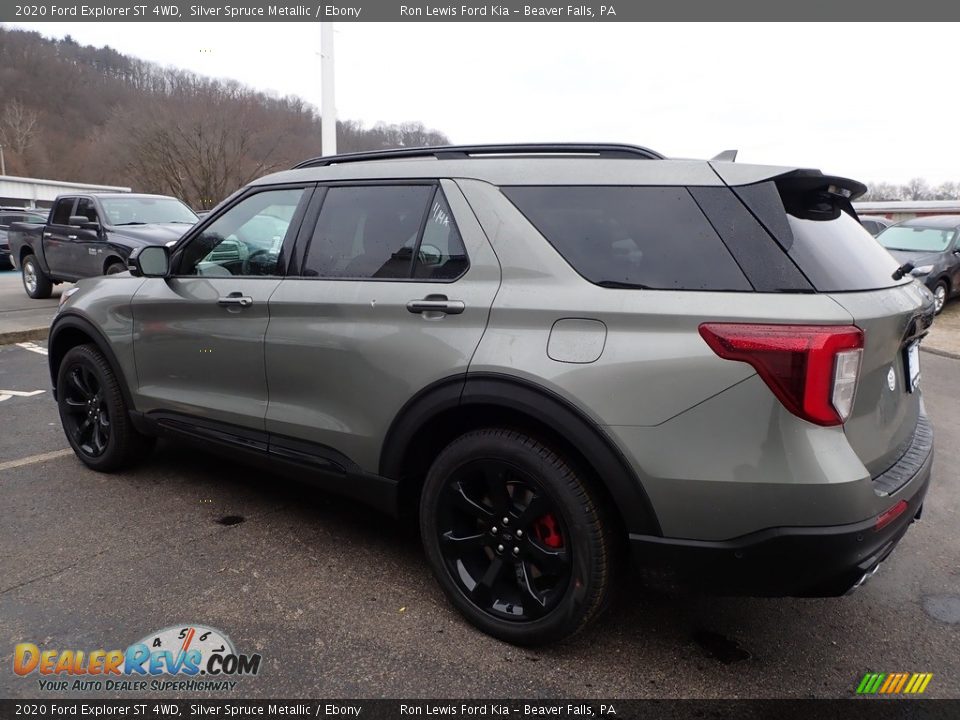 2020 Ford Explorer ST 4WD Silver Spruce Metallic / Ebony Photo #5