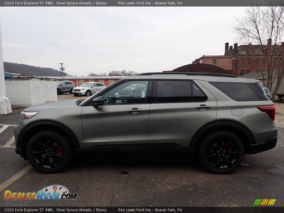 2020 Ford Explorer ST 4WD Silver Spruce Metallic / Ebony Photo #6