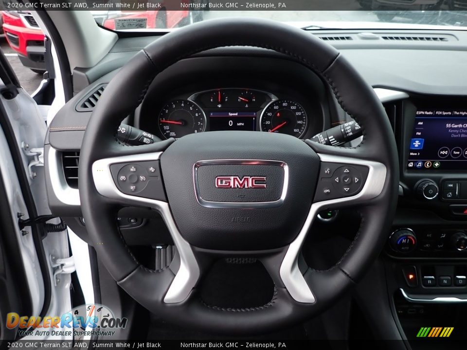 2020 GMC Terrain SLT AWD Summit White / Jet Black Photo #25
