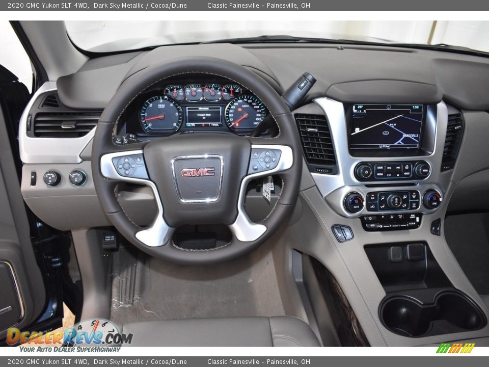 2020 GMC Yukon SLT 4WD Dark Sky Metallic / Cocoa/Dune Photo #8