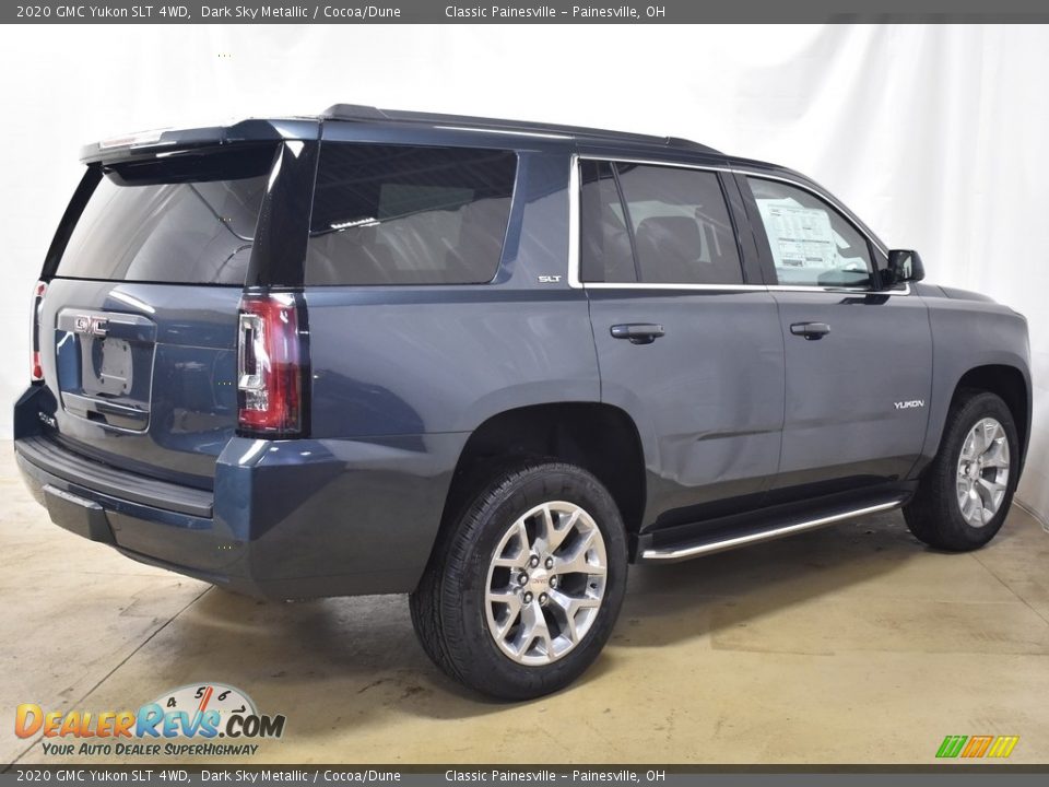 2020 GMC Yukon SLT 4WD Dark Sky Metallic / Cocoa/Dune Photo #9