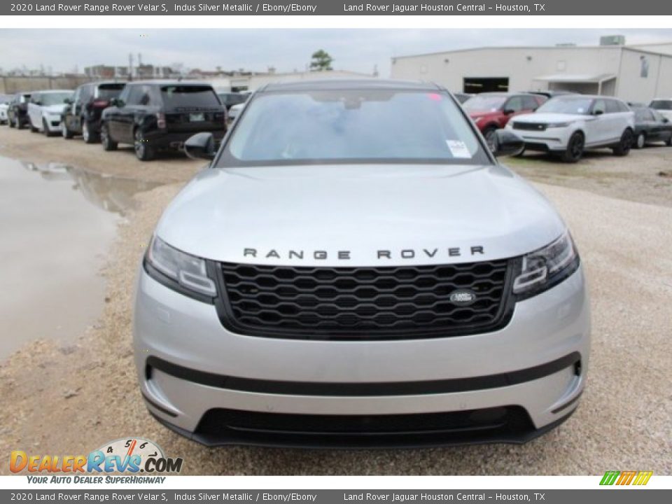 2020 Land Rover Range Rover Velar S Indus Silver Metallic / Ebony/Ebony Photo #8