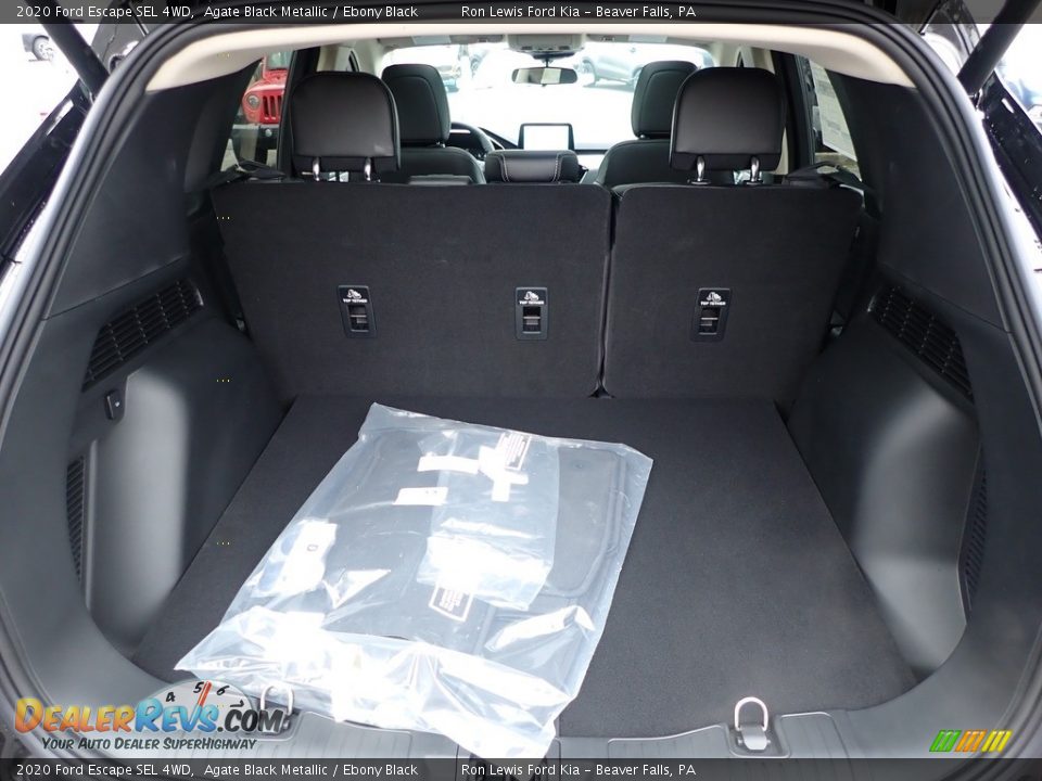 2020 Ford Escape SEL 4WD Agate Black Metallic / Ebony Black Photo #4