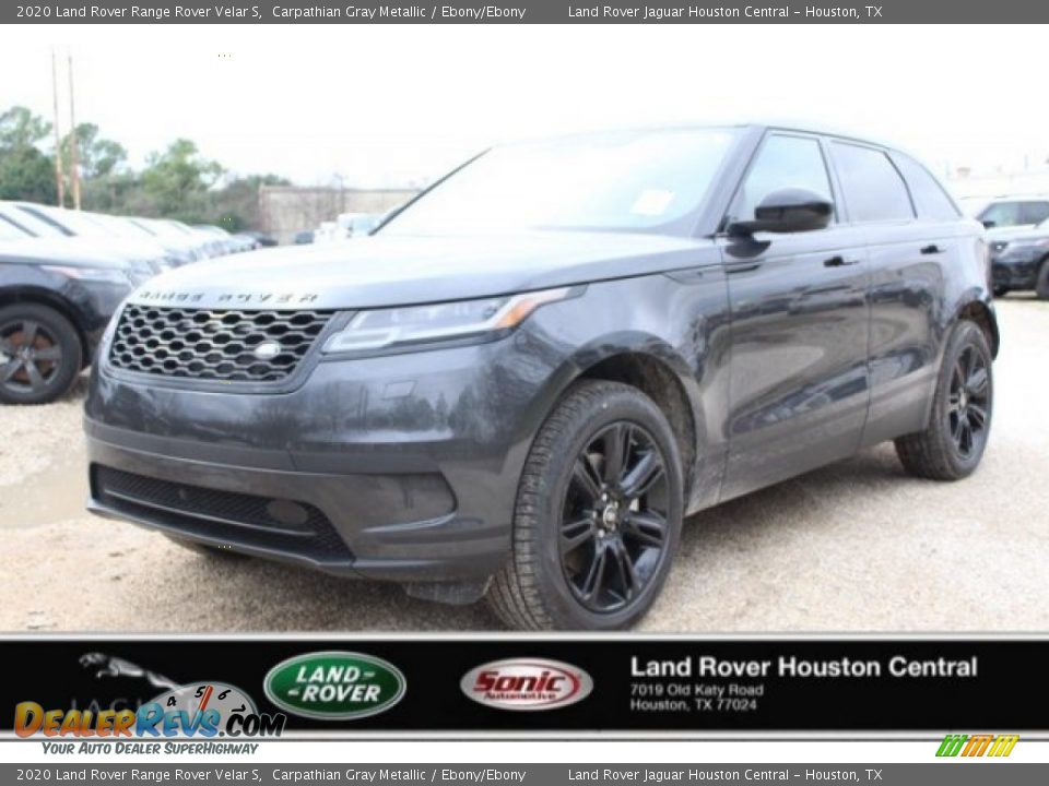 2020 Land Rover Range Rover Velar S Carpathian Gray Metallic / Ebony/Ebony Photo #1