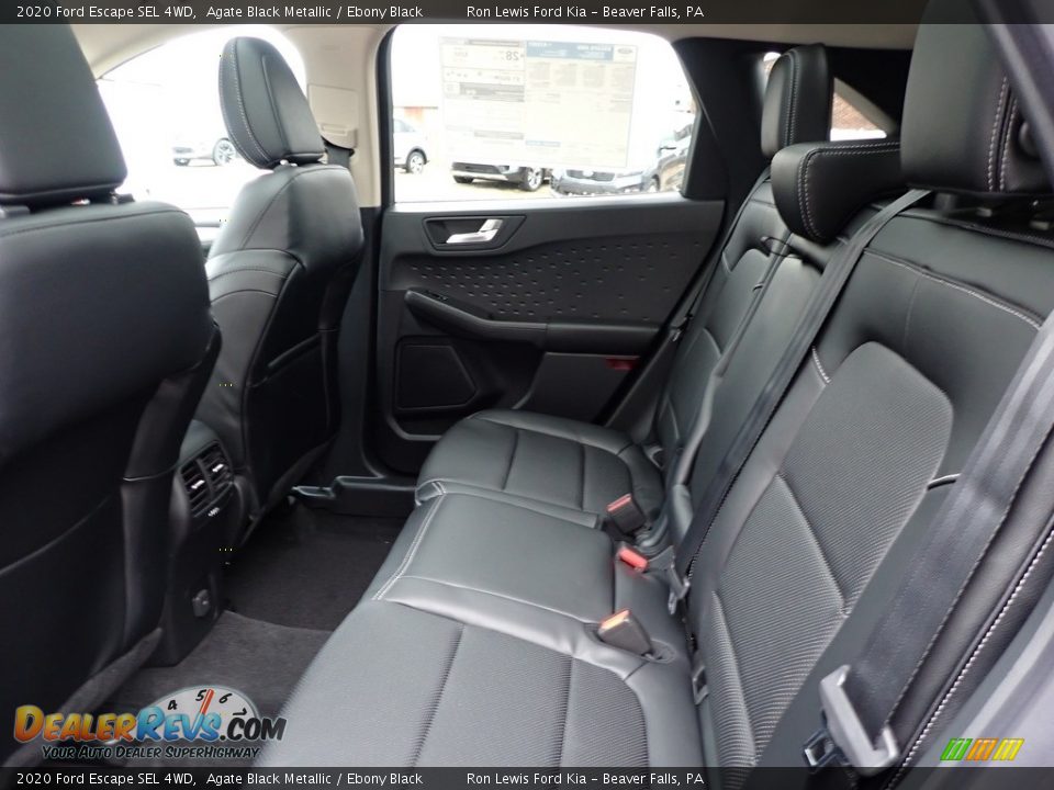 2020 Ford Escape SEL 4WD Agate Black Metallic / Ebony Black Photo #15