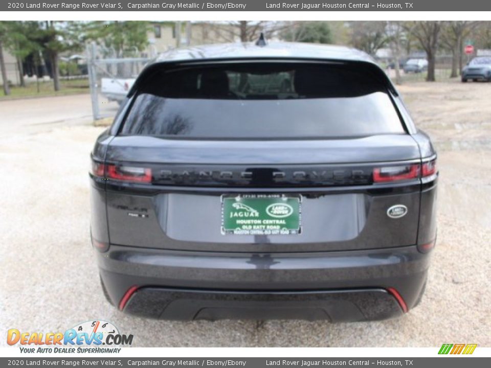 2020 Land Rover Range Rover Velar S Carpathian Gray Metallic / Ebony/Ebony Photo #7