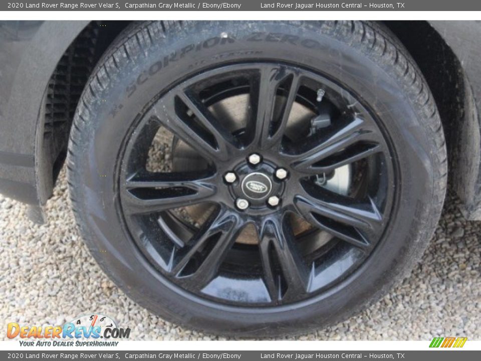 2020 Land Rover Range Rover Velar S Carpathian Gray Metallic / Ebony/Ebony Photo #9