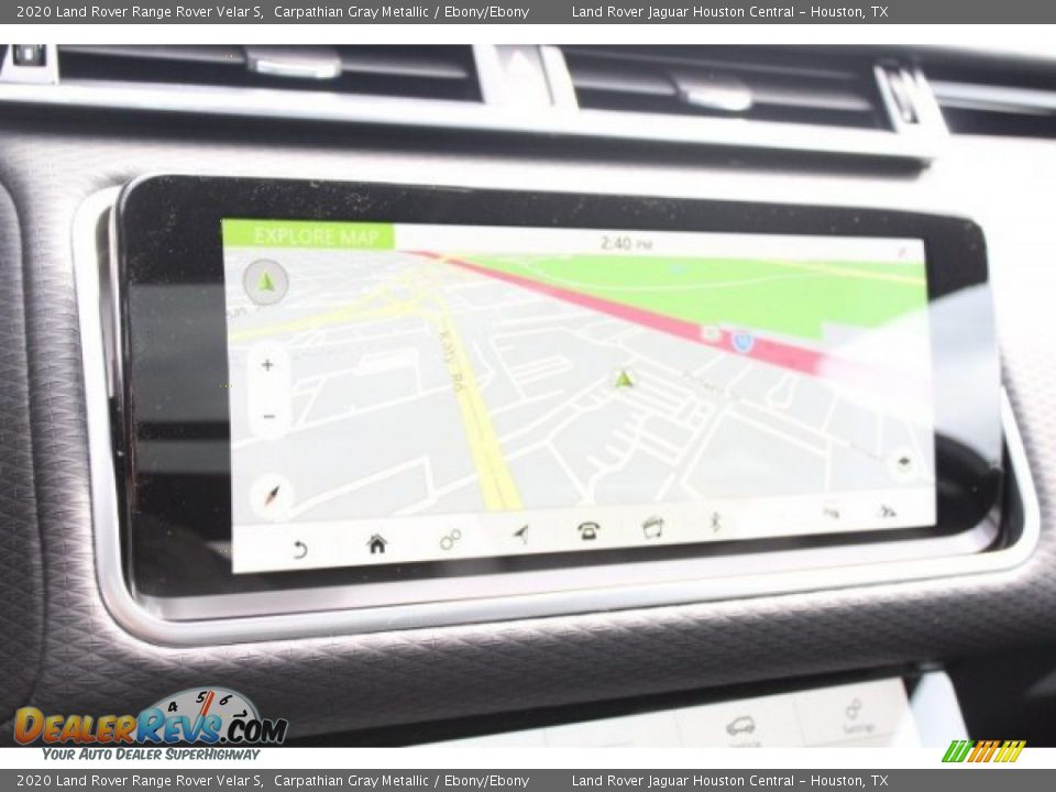 2020 Land Rover Range Rover Velar S Carpathian Gray Metallic / Ebony/Ebony Photo #12