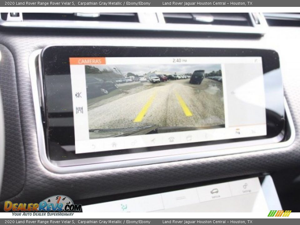 2020 Land Rover Range Rover Velar S Carpathian Gray Metallic / Ebony/Ebony Photo #13