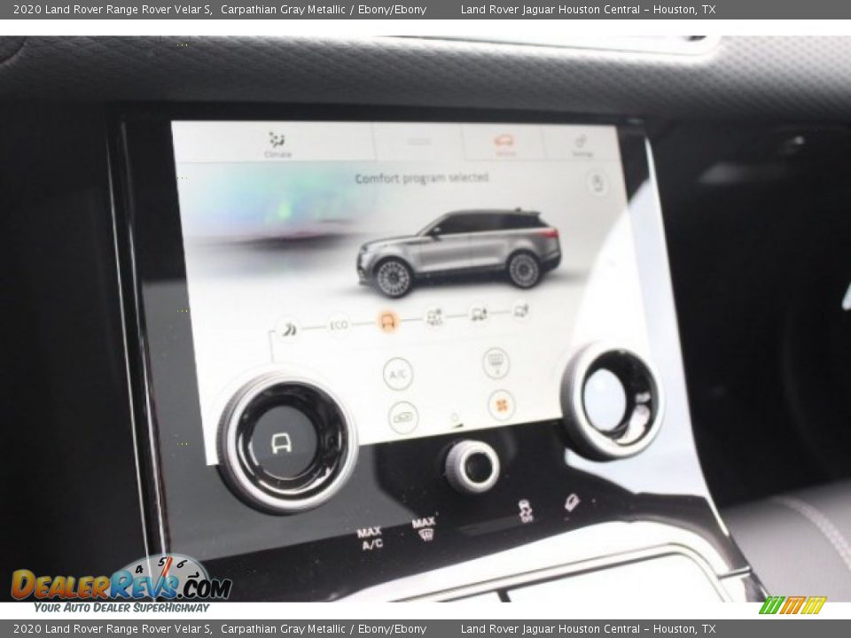 2020 Land Rover Range Rover Velar S Carpathian Gray Metallic / Ebony/Ebony Photo #14