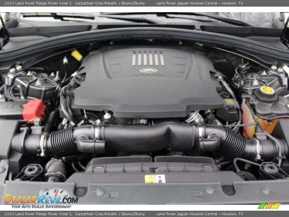 2020 Land Rover Range Rover Velar S Carpathian Gray Metallic / Ebony/Ebony Photo #23