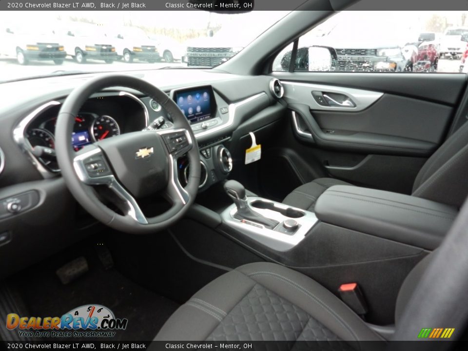 Jet Black Interior - 2020 Chevrolet Blazer LT AWD Photo #6