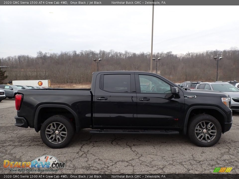 Onyx Black 2020 GMC Sierra 1500 AT4 Crew Cab 4WD Photo #4