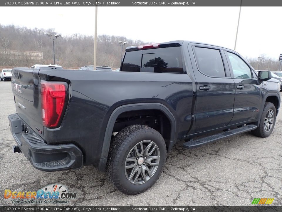 2020 GMC Sierra 1500 AT4 Crew Cab 4WD Onyx Black / Jet Black Photo #5