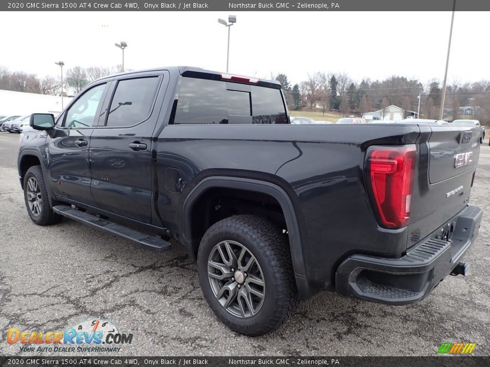 2020 GMC Sierra 1500 AT4 Crew Cab 4WD Onyx Black / Jet Black Photo #7
