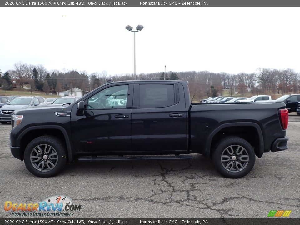 2020 GMC Sierra 1500 AT4 Crew Cab 4WD Onyx Black / Jet Black Photo #8