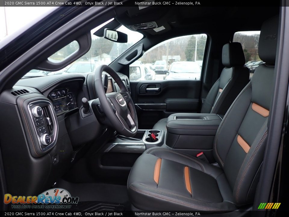 Front Seat of 2020 GMC Sierra 1500 AT4 Crew Cab 4WD Photo #13