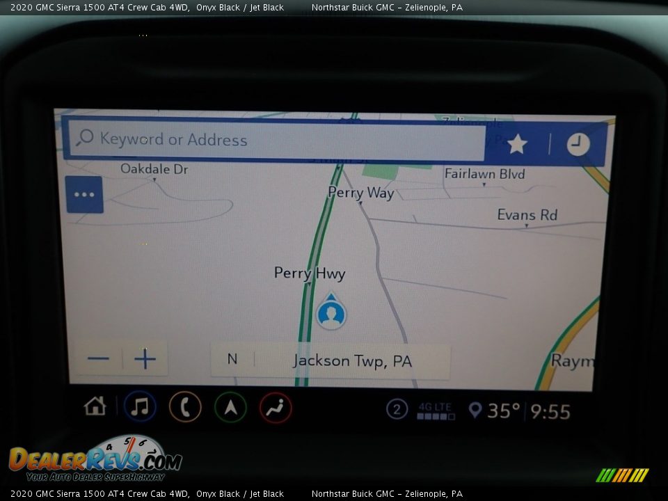 2020 GMC Sierra 1500 AT4 Crew Cab 4WD Onyx Black / Jet Black Photo #19