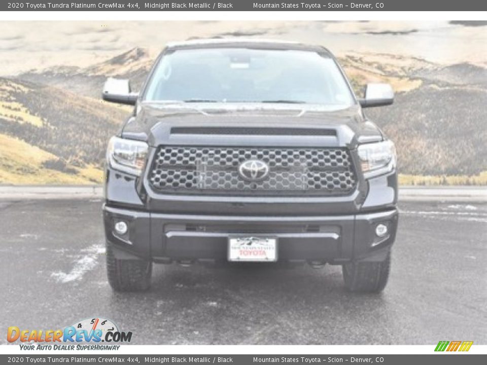 2020 Toyota Tundra Platinum CrewMax 4x4 Midnight Black Metallic / Black Photo #2
