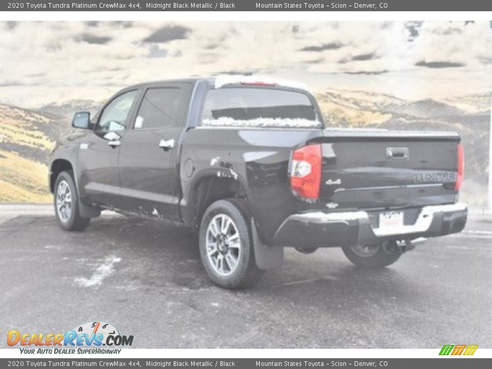2020 Toyota Tundra Platinum CrewMax 4x4 Midnight Black Metallic / Black Photo #3