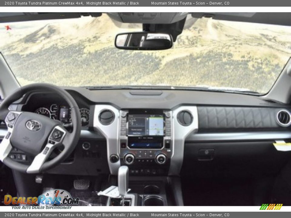 2020 Toyota Tundra Platinum CrewMax 4x4 Midnight Black Metallic / Black Photo #8